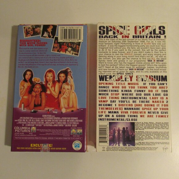 VHS Tapes - Spice Girls Movie & Live at Wembley - Picture 2 of 5